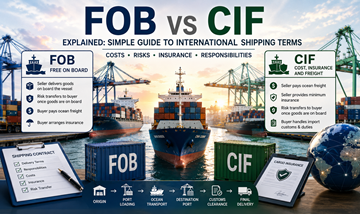 Vertailu FOB- ja CIF-toimitusehtojen välillä konttialuksen rahtikuljetuksessa ja kansainvälisissä logistiikkaoperaatioissa